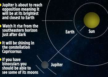 Best chance to see Jupiter with NAKED EYE is this week – don’t miss rare ‘opposition’