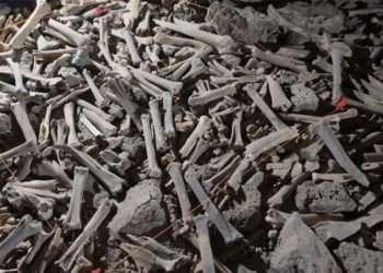 Horror lava cave branded ‘lair of BONES’ in Saudi Arabia found filled with THOUSANDS of human and animal remains