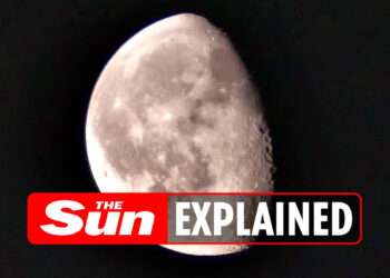 Why can we see the moon during the day?