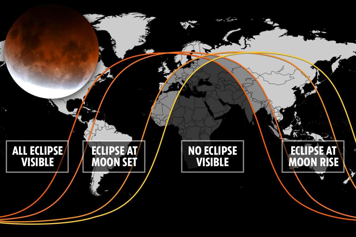Longest partial lunar eclipse in 600 years to grace skies TONIGHT – how to watch it