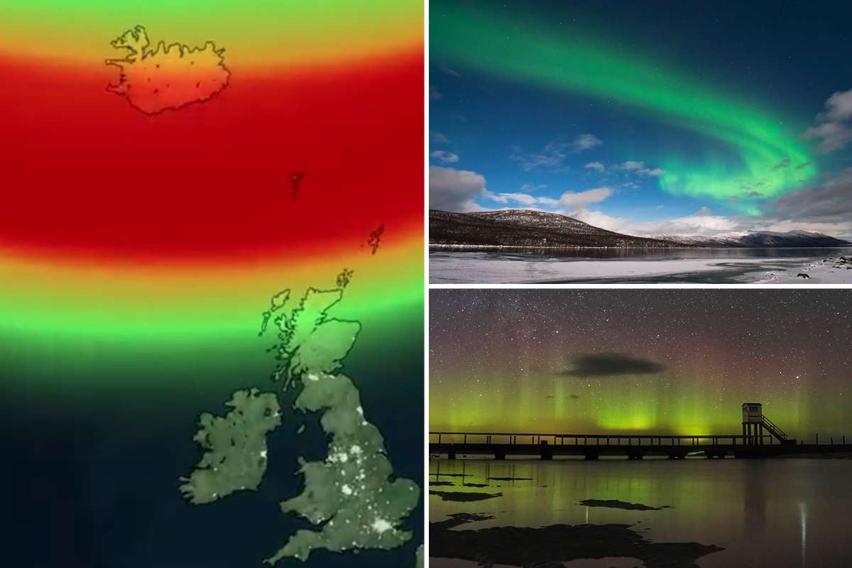 Brits spot Northern Lights as geomagnetic storms bring stunning night time display