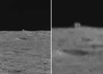 China spots mystery CUBE on the Moon – and people think it’s a hut for aliens
