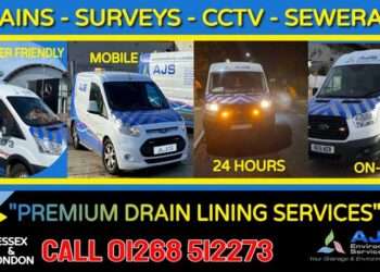 AJS Environmental Upgrades Their Drain Pipe Lining Repairs Service In Essex and London