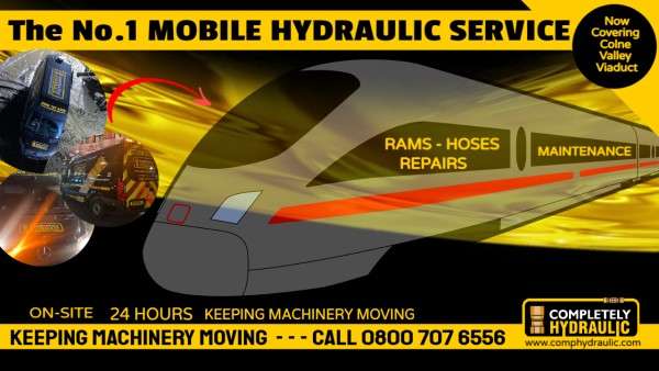 COMPLETELY HYDRAULIC EXTEND THEIR MOBIILE HYDRAULIC FLEET TO WORK ON HS2