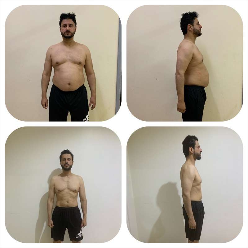 lost 65 kg of weight in 4 months,