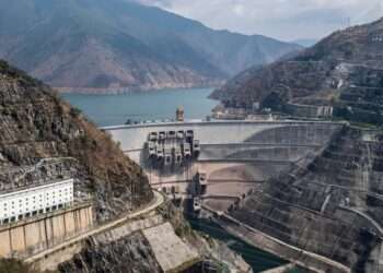 A view of the China-built Xiaowan dam constructed on the upstream Mekong River Photo: VCG