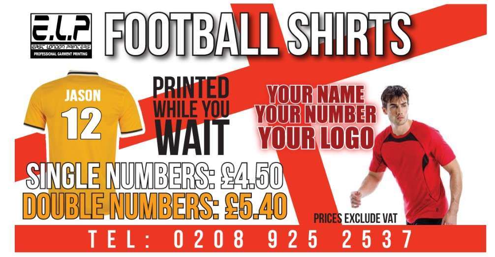 Get Your Customized Printed Football ShirtsKit Printing and Embroidery in UK