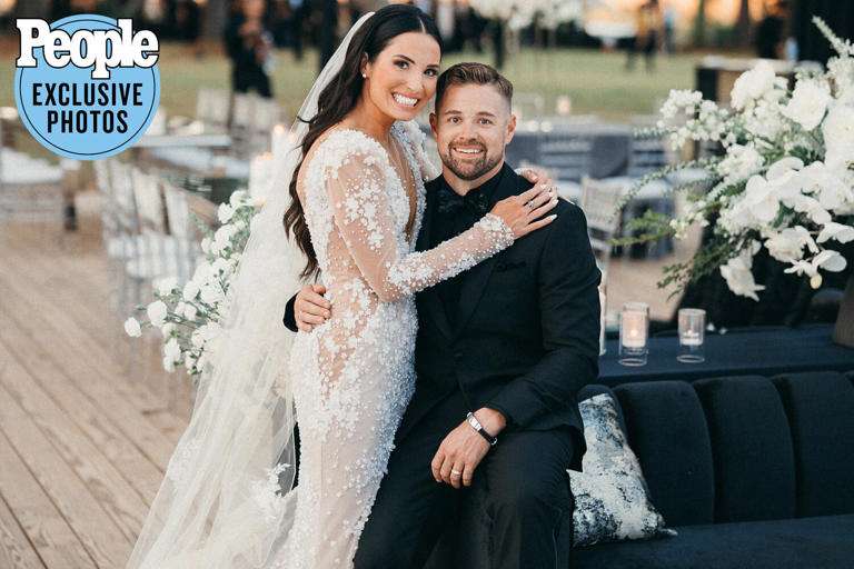 Ricky Stenhouse Jr., a NASCAR driver, wed! Here are all the details from his wedding in South Carolina.