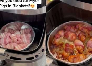 I’m a foodie and made pigs in blankets in the Air Fryer – they turned out so delicious