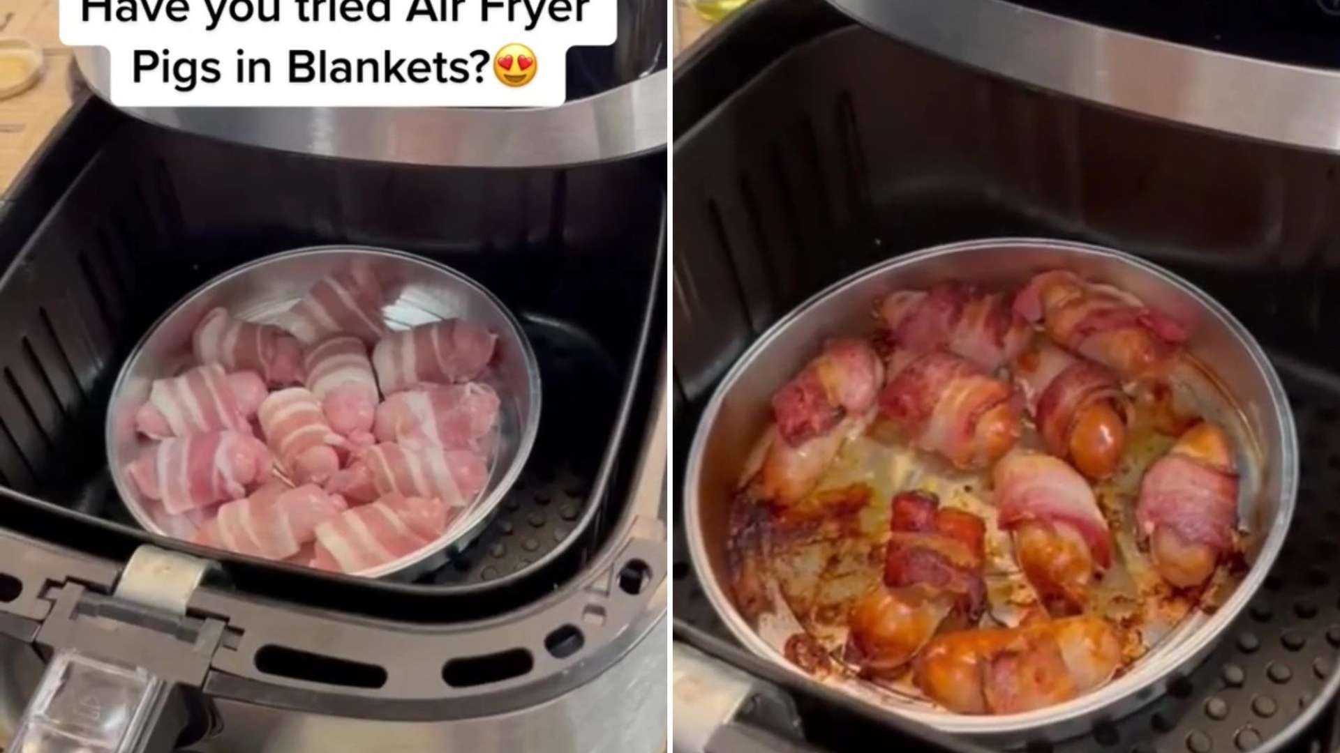 I’m a foodie and made pigs in blankets in the Air Fryer – they turned out so delicious