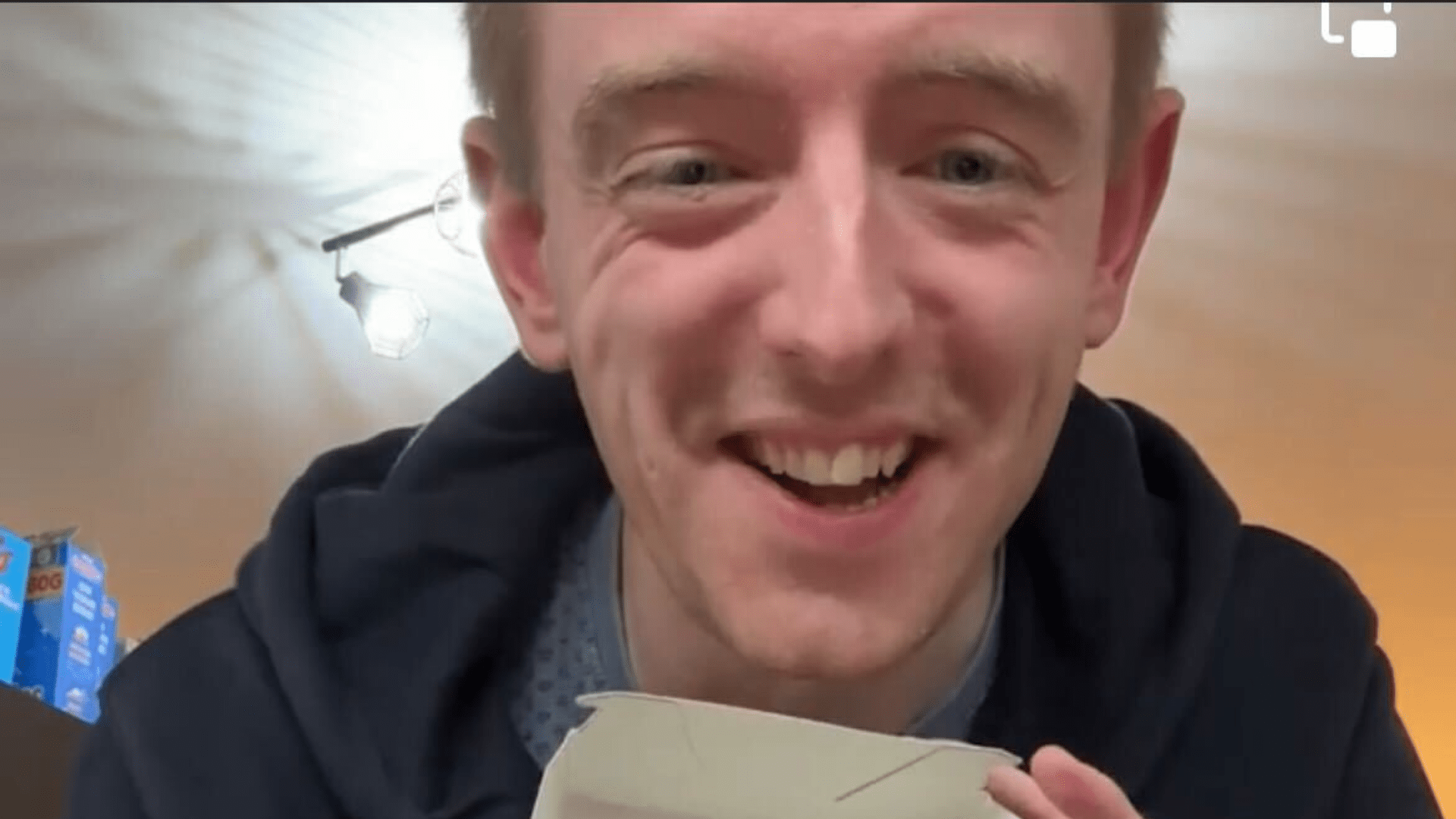 I ordered air from McDonalds for £8 – the delivery man was so confused