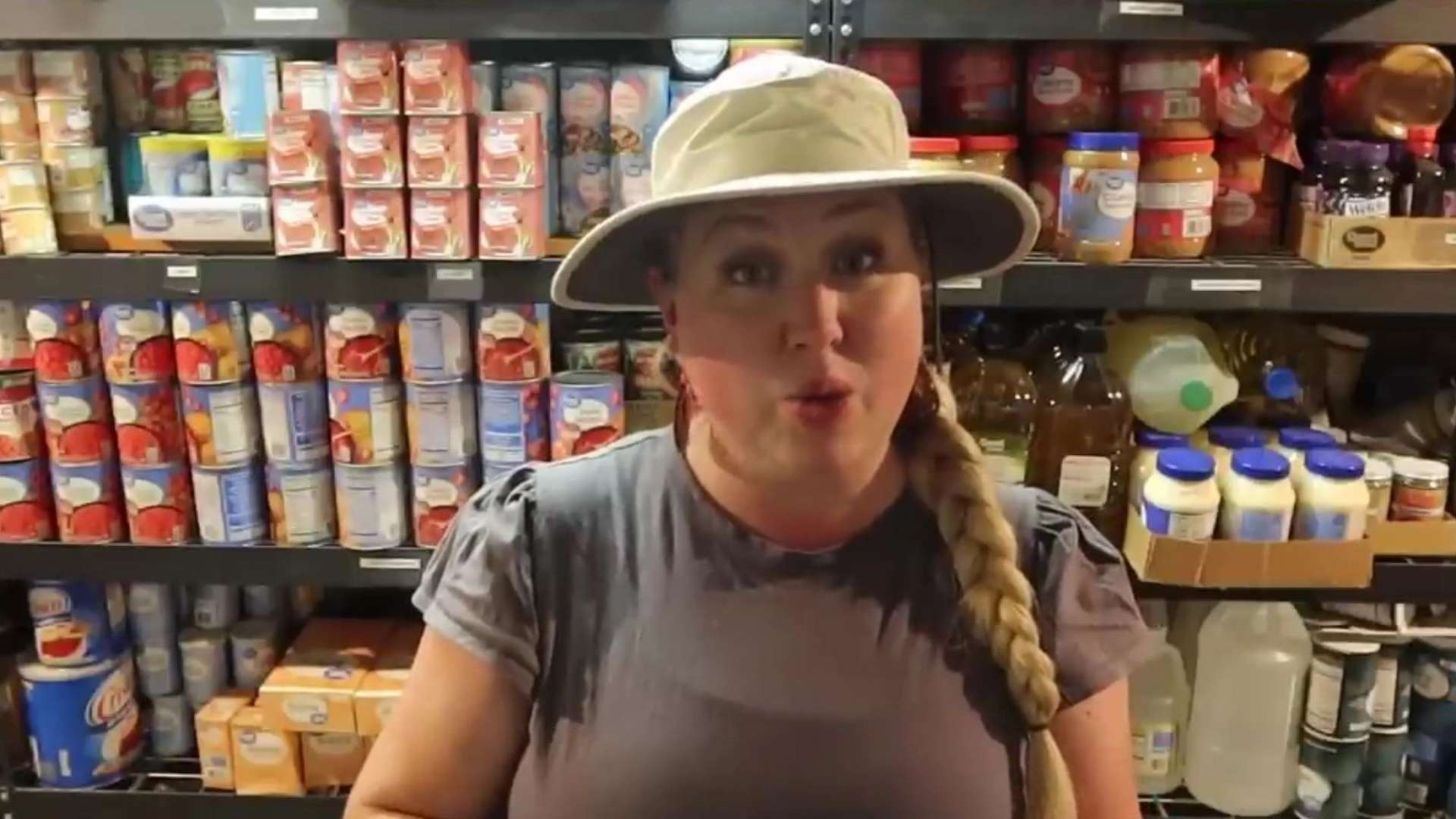 I’m a mum-of-nine, my kids eat so much I’ve had to build a supermarket in my cellar