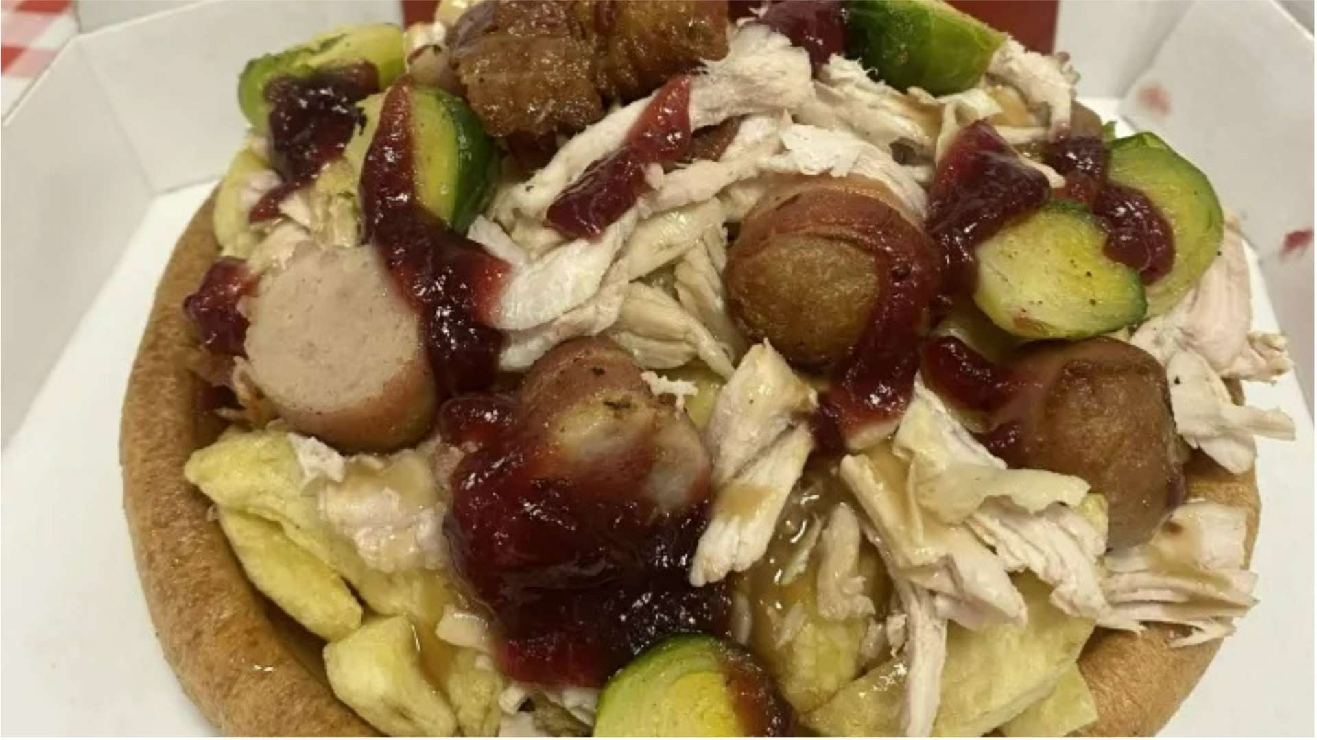 Scots chippy is flogging MONSTER Christmas dinner served up on Yorkshire pudding