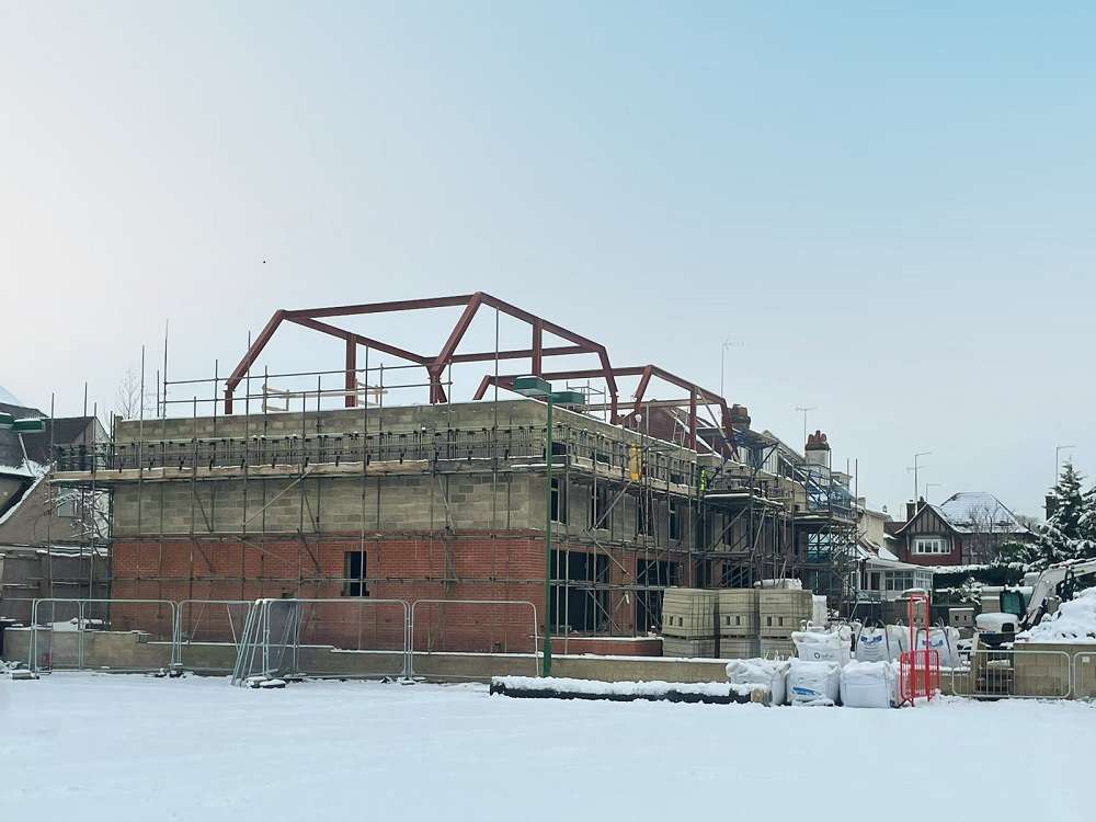 Templars Court: Construction Progressing Well Despite Adverse Weather Conditions