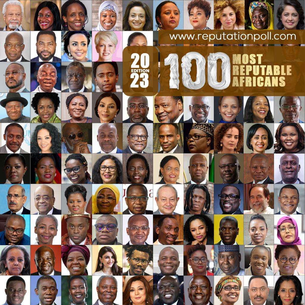 100 Most Reputable Africans' 2023 List