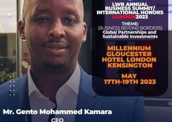 Mohamed Gento, others, to be honored at LWB London Summit