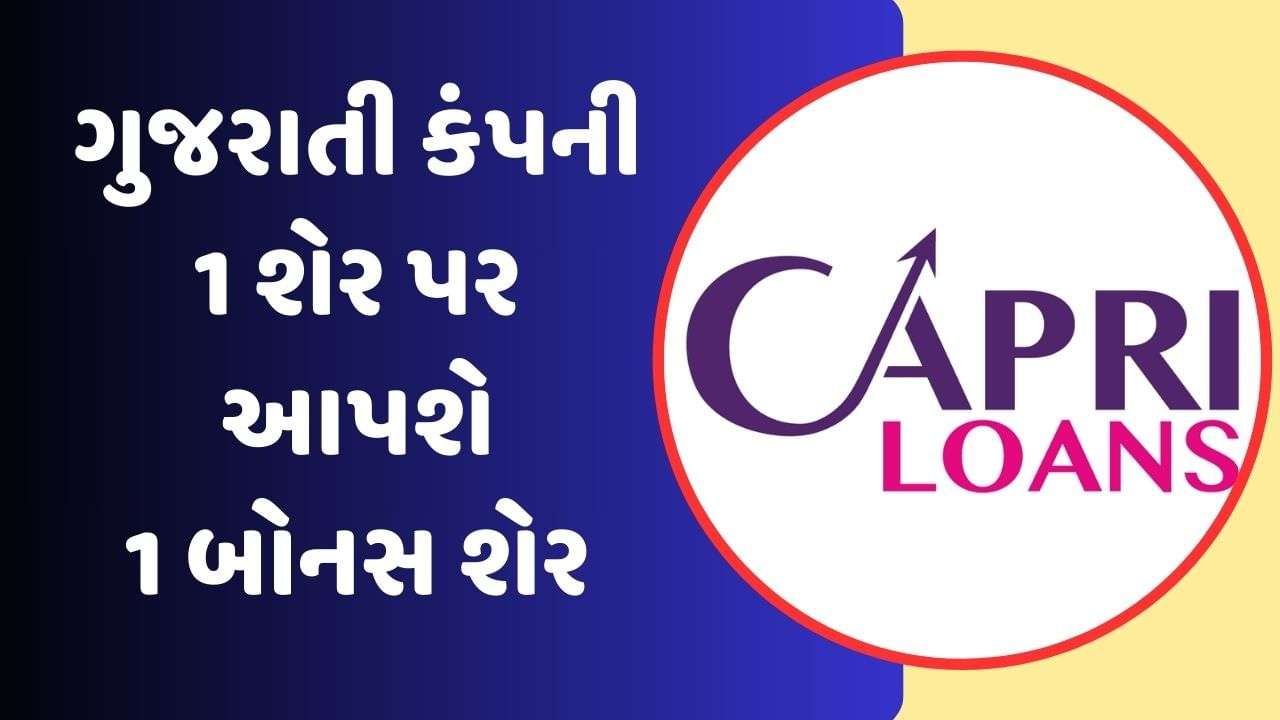 Gujarati company has announced bonus shares, investors will get one bonus share for 1 share, know when is the record date