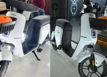 This scooter will not run on petrol, but on water, it will run 55 kilometers in 1 liter of fuel
