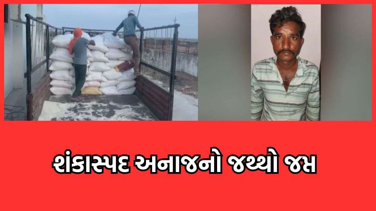 Suspicious amount of grain found in government godown in Rajkot, 14.5 tonnes of grain worth 4.36 lakh found – video