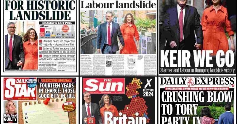 Daily Mail gracious in defeat as Fleet Street reacts to Labour landslide