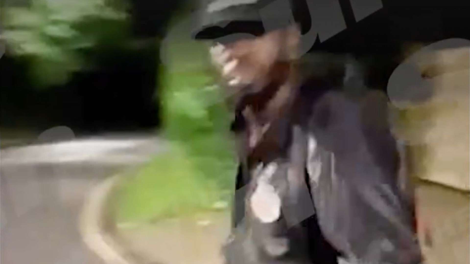 Moment man screams ‘my boss is really bad’ while running away from Clifton Suspension Bridge before human remains found