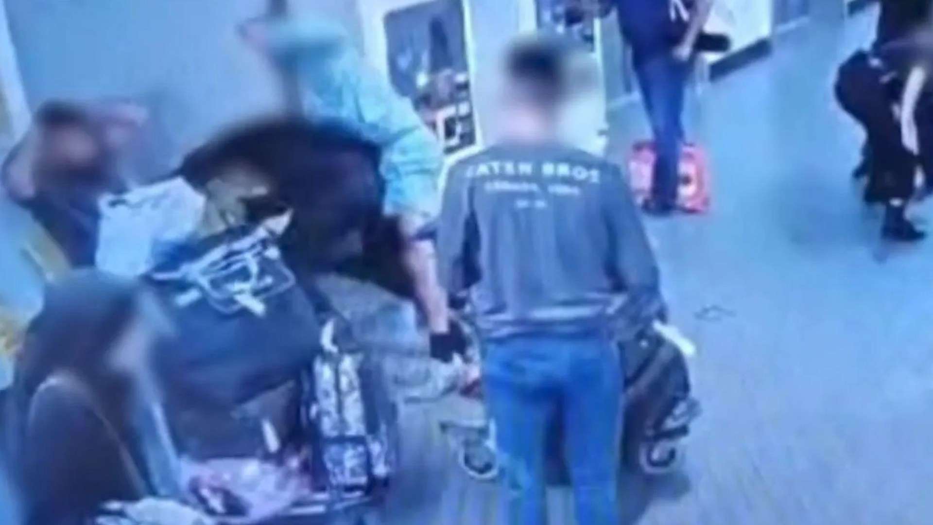 New Manchester Airport video shows police being punched moments before man was kicked by cop