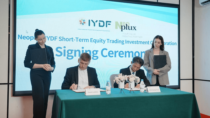 Neoplux Investment and IYDF Fund Division Sign $370 Million Financing Agreement to Drive Global Financial Innovation