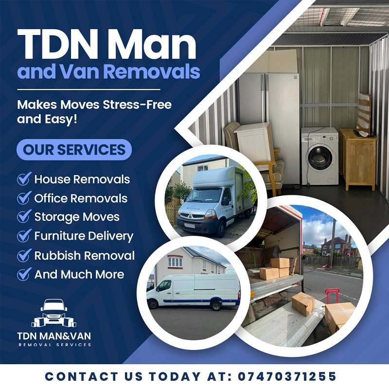 TDN Man and Van Removals: Your Trusted Partner for House Removals in Northampton