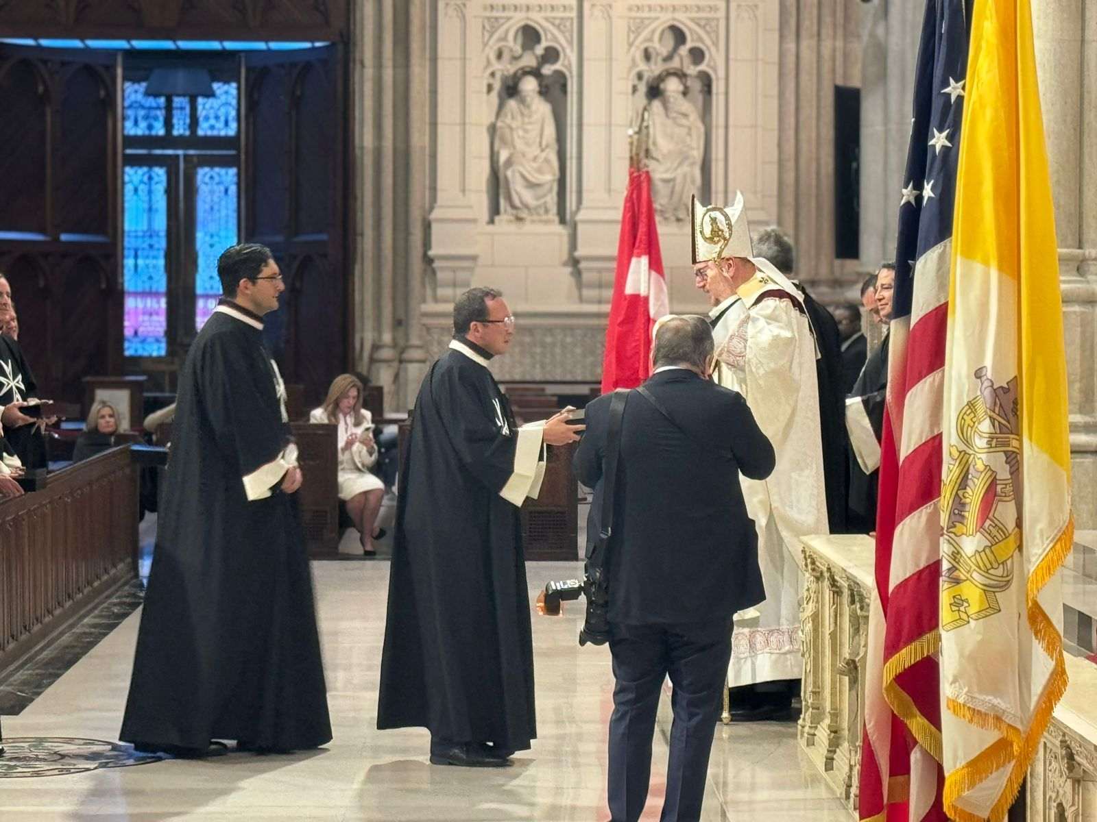 His Excellency Ambassador Otto Federico von Feigenblatt has been invested as a Knight of the Sovereign and Military Order of the Hospitaller of St. John of Jerusalem, of Rhodes and of Malta