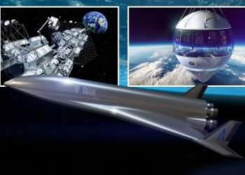 Wackiest ways we’ll travel to space from terrifying 22,000-mile-long elevator to balloon with ‘loo with a view’