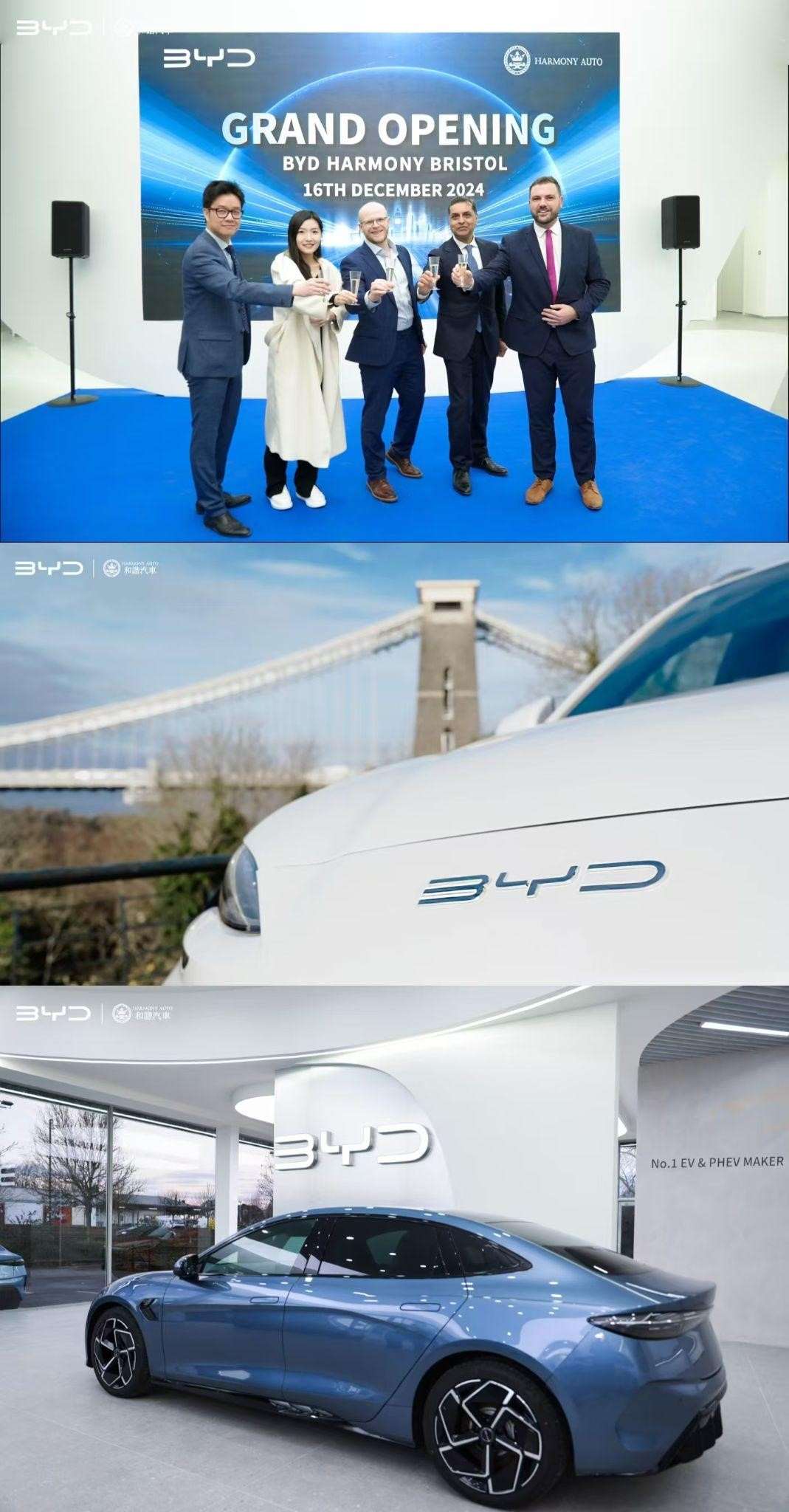 BYD Opens New Branch in Bristol and Warwick, UK, Marking a Milestone in Electric Vehicle Expansion