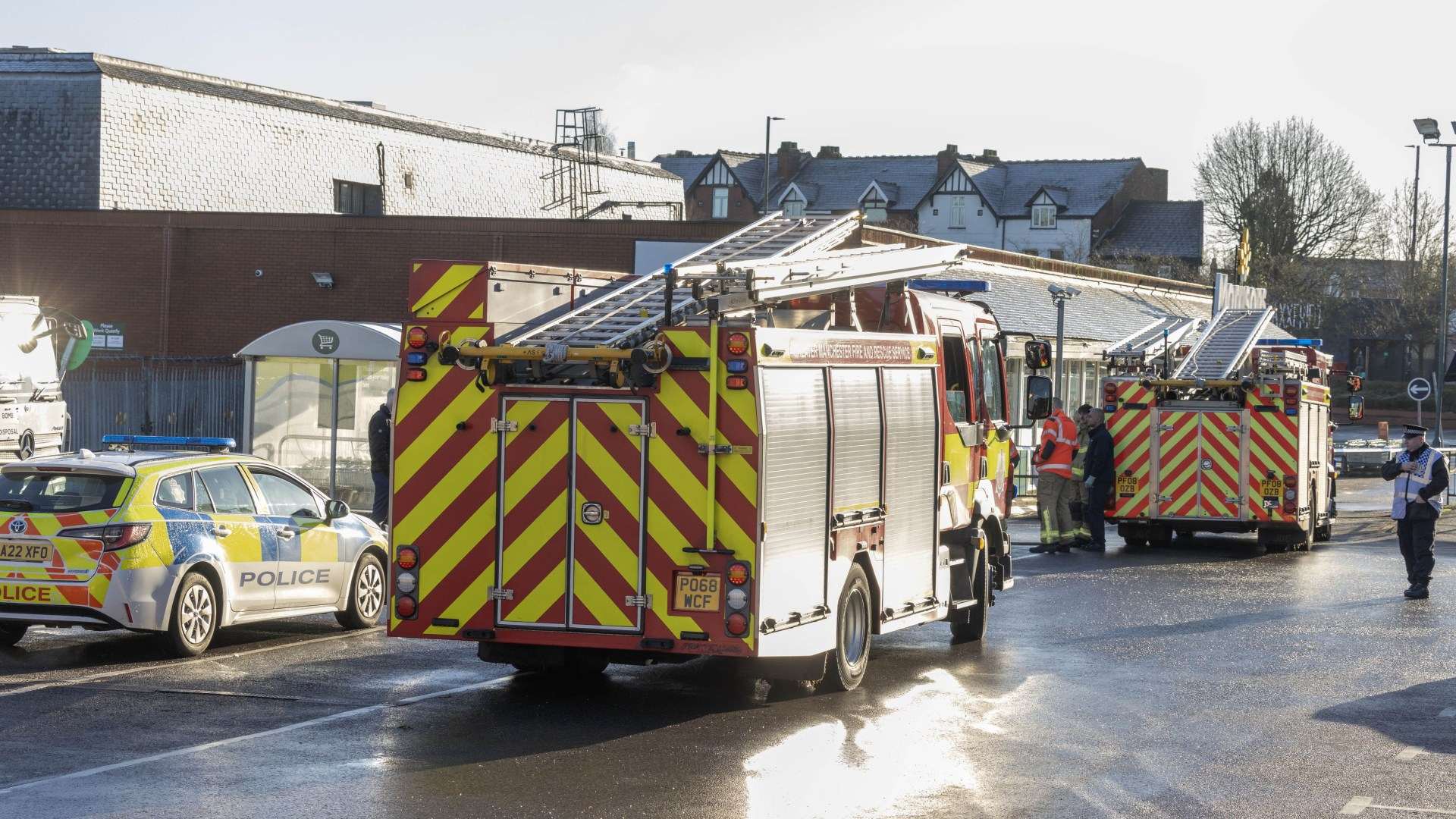 Bomb squad swoops on Morrisons supermarket with shoppers evacuated & warned to stay away after ‘attempted robbery’