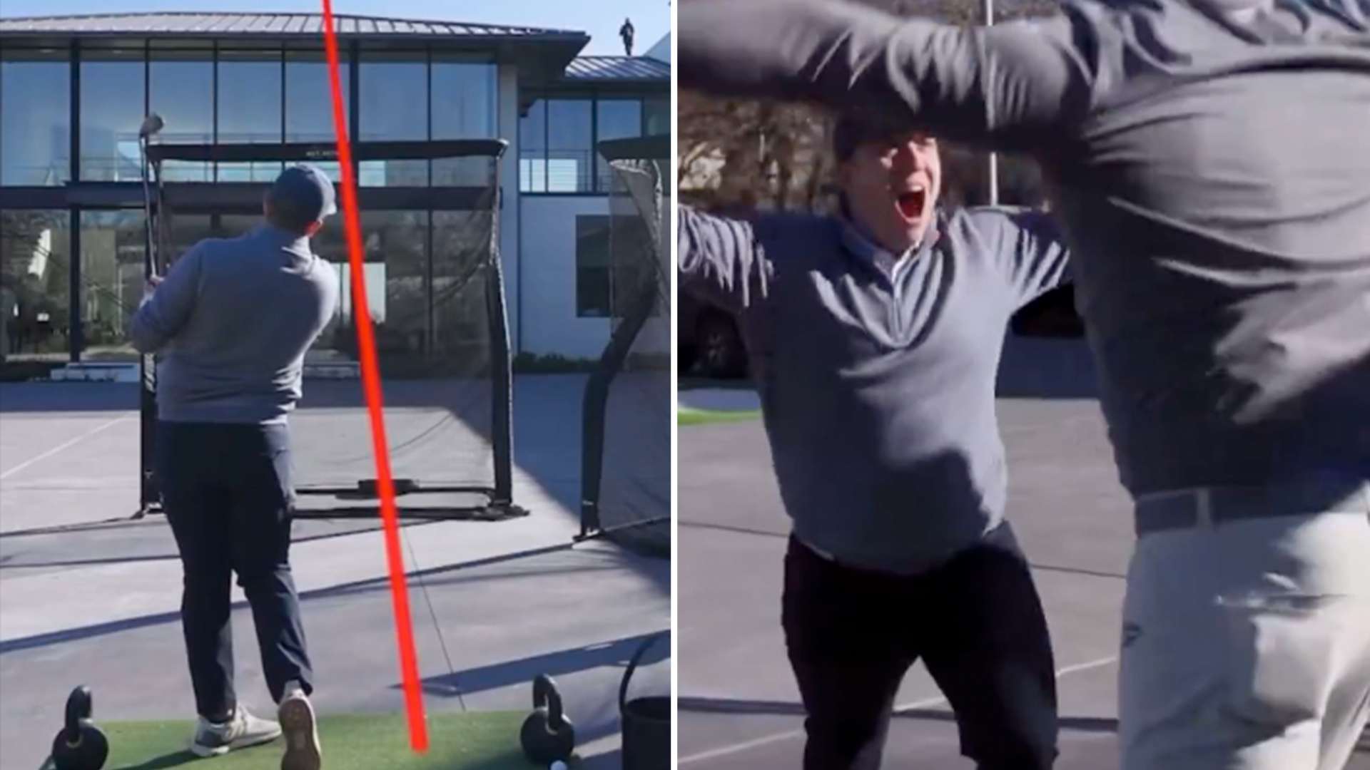 Golf fan wins $100k as he hits hole in one over Bryson DeChambeau’s house in just FIVE attempts after pro took 16 DAYS