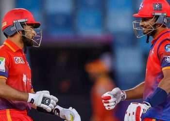 The bombing player won the match, rained six balls and fours in 10 balls