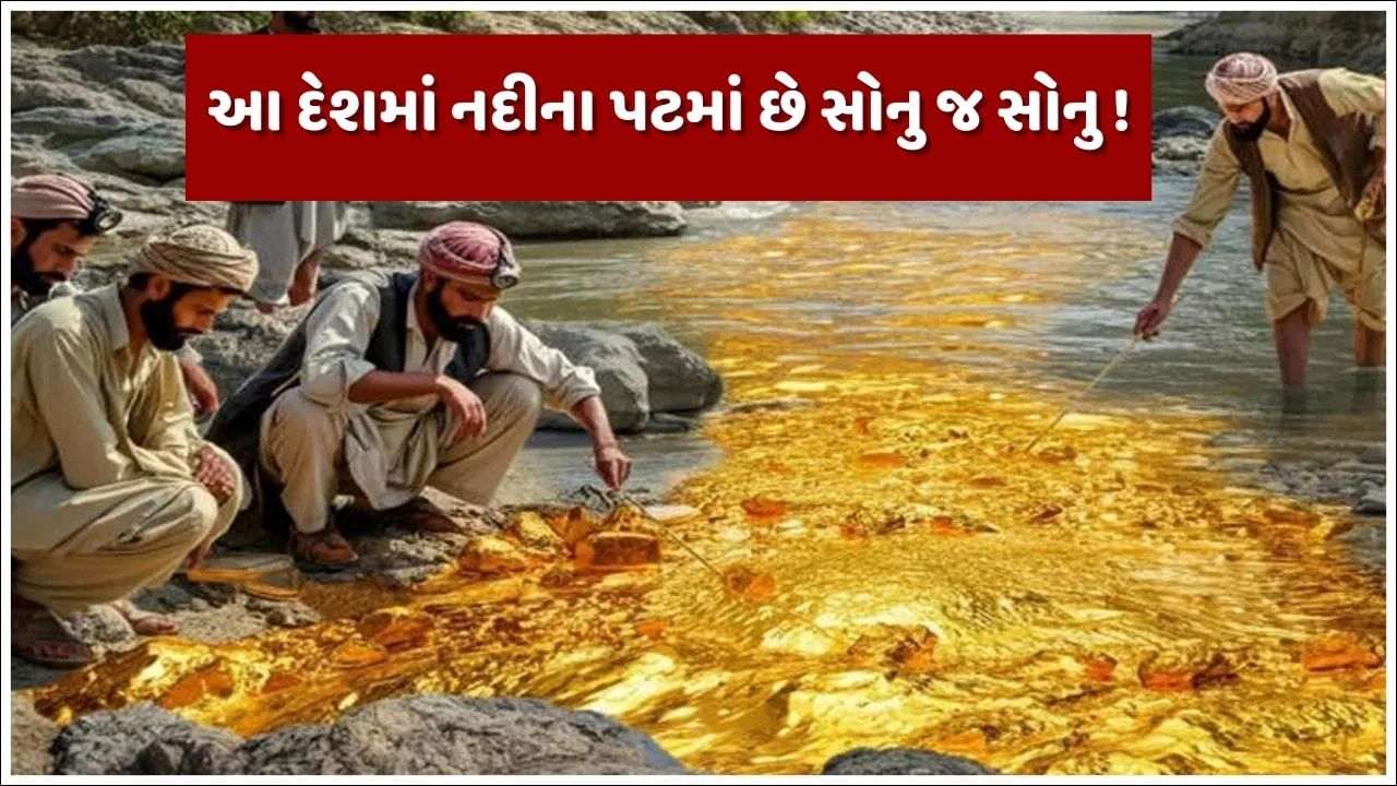 Gold Reserves: Here is a huge gold reservoir! People carry buckets at home