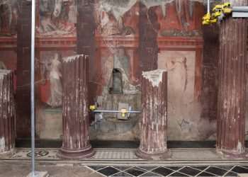 ‘Exceptional’ Pompeii frescos of Greek booze god & mystery rituals from Jesus’s time unearthed from ancient volcanic ash