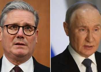 Keir Starmer warns Putin of ‘severe consequences’ if any Ukraine peace deal is broken as 31 countries gather for talks