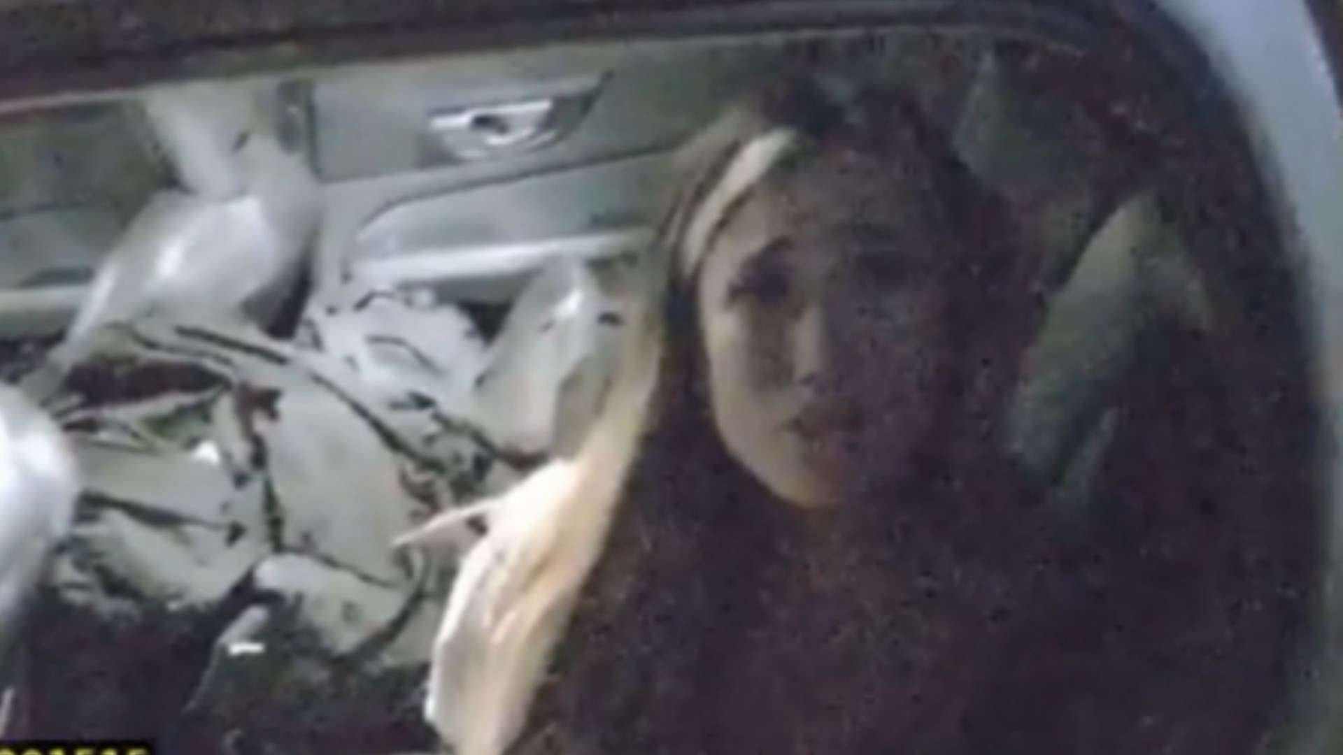 Moment drunk barmaid sobs ‘who’s dead?’ after killing pal in horror crash when she piled SEVEN people into her tiny car