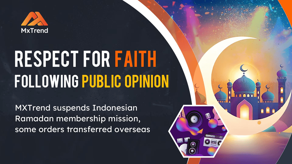 Faith first: suspending tasks and responding to religious and cultural needs
Ramadan is the most important religious activity period of the year for nearly 87% of Indonesia's 230 million Muslims. During this period, believers need to fast, pray, and focus on spiritual practice from sunrise to sunset. The "monthly membership tasks" previously launched by MxTrend Indonesia (such as daily listening time, interactive check-ins, etc.) may affect users' religious practice during this special period, causing some controversy. Some members reported that the task mechanism "conflicts with the Ramadan schedule and causes psychological pressure."

In this regard, Livia Darmawan, head of MxTrend's Southeast Asian business, said:

"We always put local operations and social responsibility first. Ramadan is the core period of spiritual life for Indonesian users. The company has an obligation to adjust its operating strategy to support employees and members to fully devote themselves to religious practice."

It is understood that as early as February, the Indonesian Ministry of Religious Affairs and the Ulema Committee (MUI) called on companies to reduce commercial activities that may interfere with faith during Ramadan, and MxTrend became one of the first multinational technology companies to respond positively.

Flexible order allocation: ensuring service chain stability and employee welfare
To ensure that the global supply of music content is not affected, MxTrend will temporarily transfer 20% of the orders originally scheduled to be undertaken by the Indonesian market to some European countries, and provide additional settlement subsidies to local cooperative studios to ensure the stability and flexible adjustment of the production chain.

The company particularly emphasized that the order adjustment is only during Ramadan, and has reached full communication with local Indonesian musicians and partners:

"The rights and interests of all partners are protected through supplementary contract clauses."

In this regard, Agus Prasetyo, Secretary General of the Indonesian Digital Creative Industry Association (DIKA), said:

"MxTrend's decision shows respect and responsibility for local partners. Flexible scheduling rather than forcibly maintaining production capacity not only ensures the stability of the industrial chain, but also avoids employees sacrificing religious obligations due to rush work."

Long-term commitment: full resumption of business after Ramadan and deepening of local market layout

Despite the suspension of membership tasks, MXTrend promised that the basic services of Indonesian users during Ramadan will not be affected, and will launch a series of exclusive music activities and membership benefits for the Indonesian market after Eid al-Fitr.

MXTrend also reiterated its long-term confidence in the Indonesian market, planning to expand the scale of content centers in Jakarta and Bali within the year, and launch the "Indonesian Traditional Music Digital Protection Project" to help the development of the local music industry.

Marissa Tan, global strategic analyst at MxTrend, pointed out:
"Multinational companies in Muslim-majority markets must pay close attention to the special cycles of religious culture. MxTrend's case shows that short-term business adjustments will not affect market share, but can enhance brand loyalty through cultural empathy. This "soft localization" strategy is worth learning from other technology companies."
