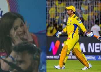 Video: Malikin Nita Ambani of Mumbai Indians on Dhoni's entry, video went viral