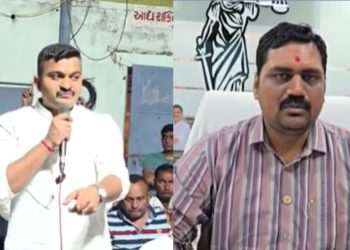 Political heat was seen between the son of the MLA and the Patidar leaders in Gondal