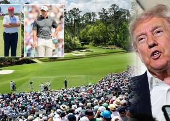 ‘All friends of mine’ – Donald Trump names the three golfers he wants to win the Masters but SNUBS Rory McIlroy