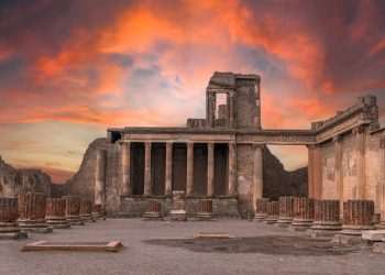 Butchered giraffe and glass BRAIN found in ancient treasure trove of objects buried by Mount Vesuvius 2,000 years ago