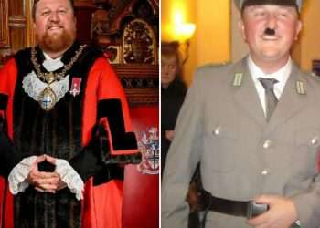Calls for new Labour mayor to be sacked after photo of him dressed as Adolf Hitler at charity event resurfaces
