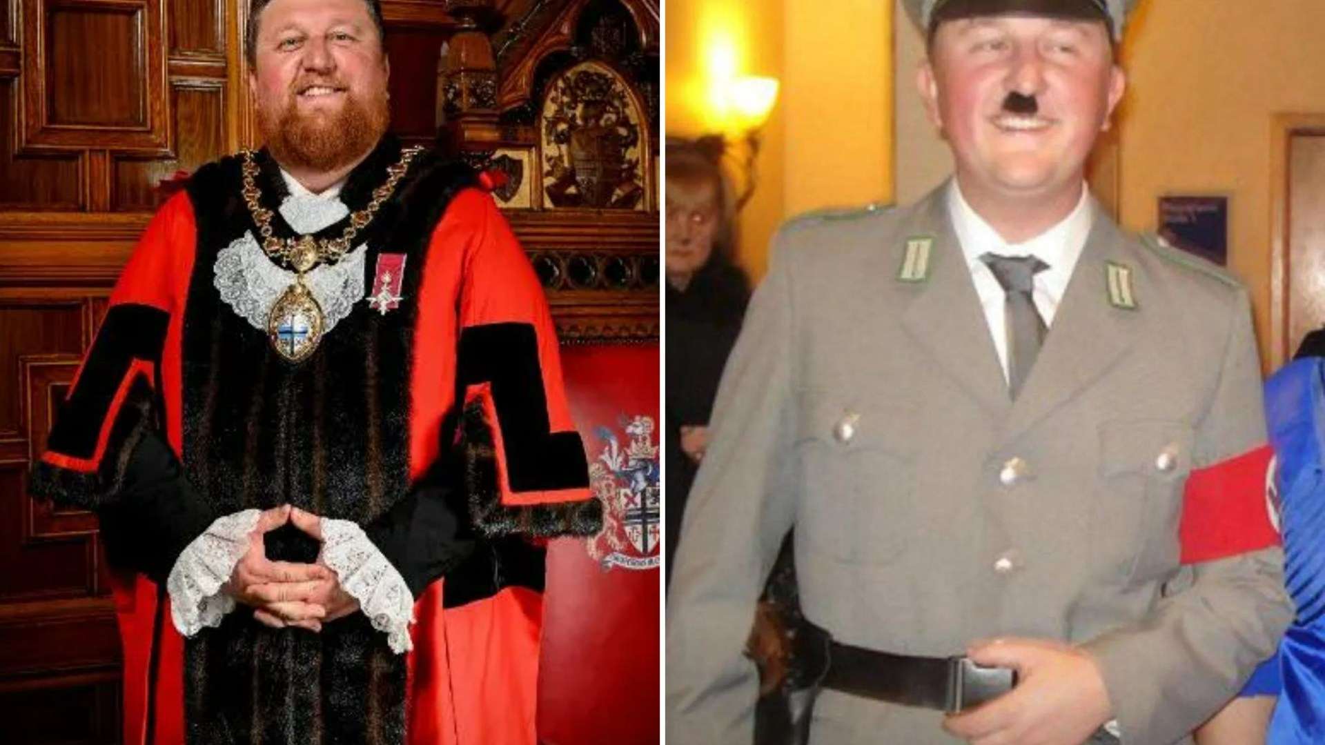 Calls for new Labour mayor to be sacked after photo of him dressed as Adolf Hitler at charity event resurfaces