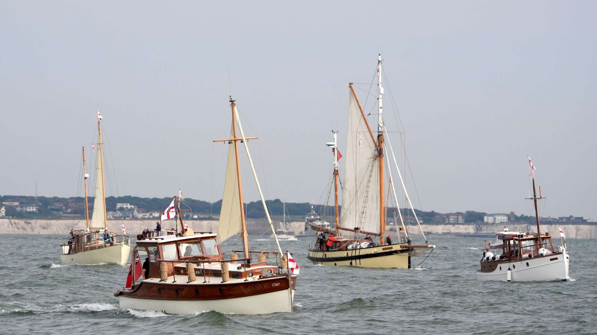 Fury as Dunkirk Little Ships flotilla forced to change course in Channel to avoid migrant boat