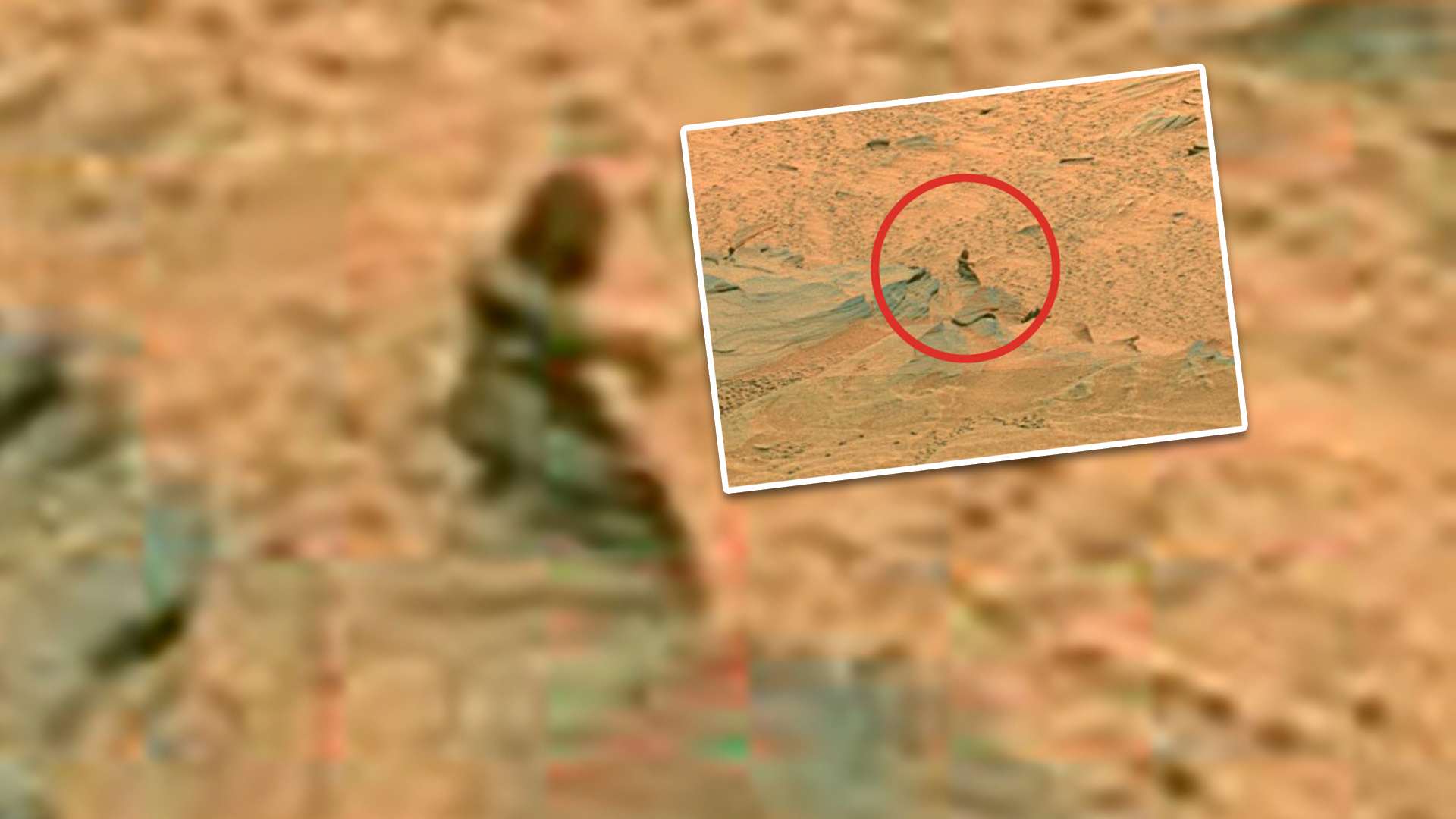 Martian ‘kneeling to pray’, monstrous spiders, secret doorway and Ghandi’s FACE – the creepiest pics of Mars ever taken