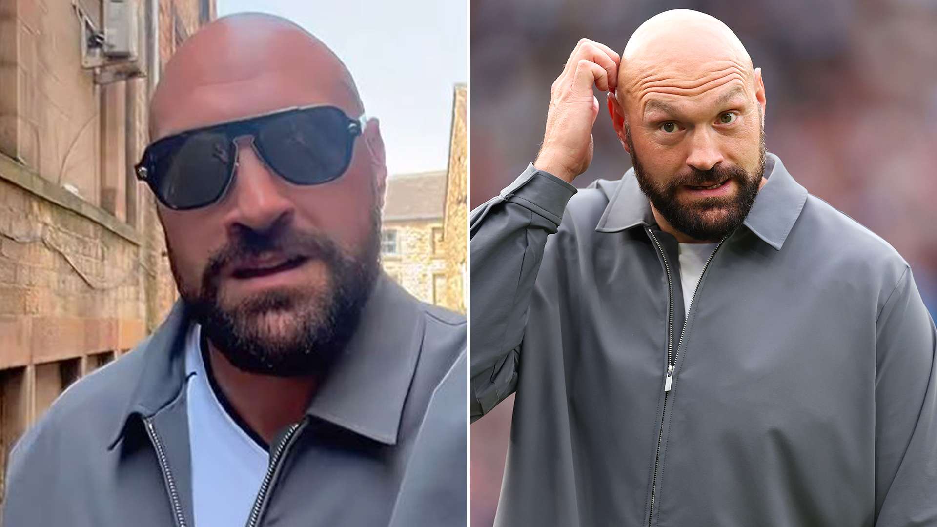 Tyson Fury heads off to business meeting still wearing Primark Soccer Aid suit after dropping F-bomb live on ITV