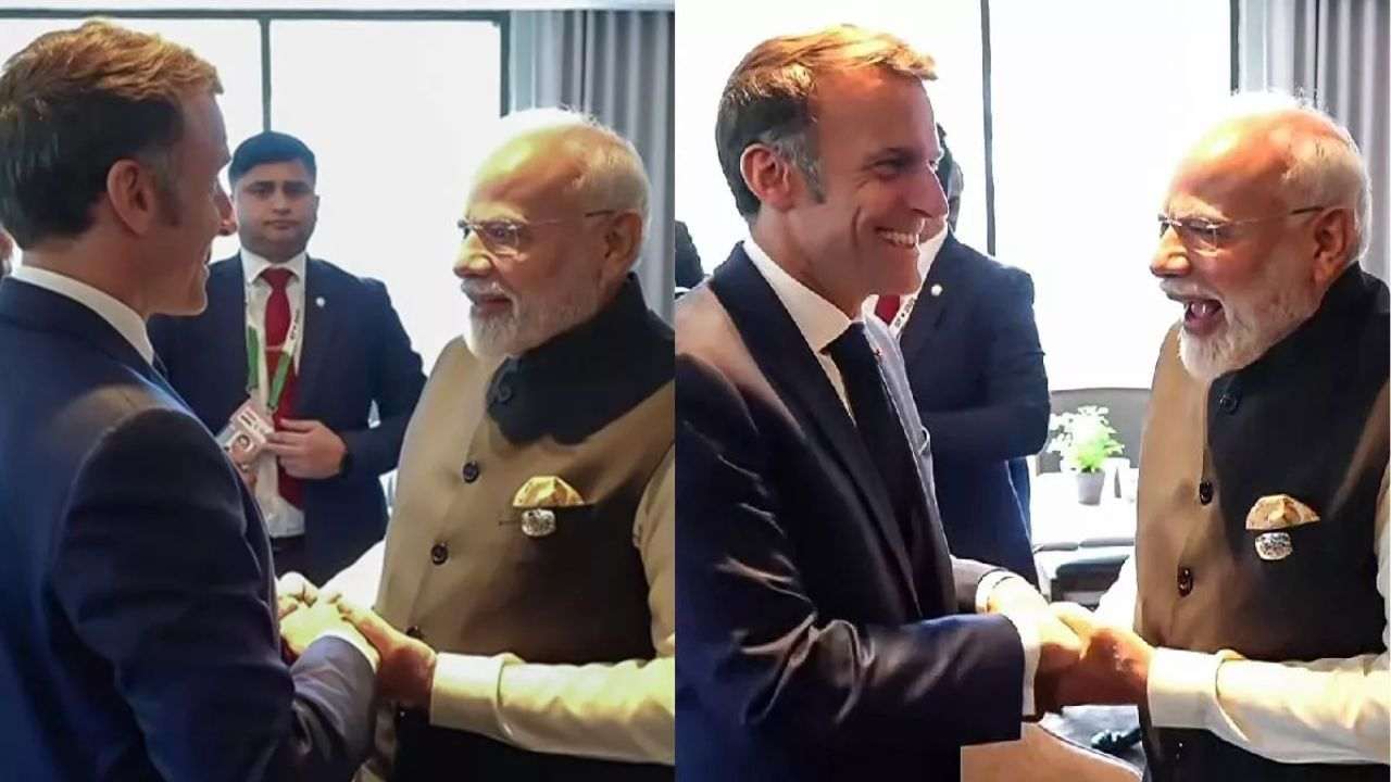 Video: What did PM Modi say at the G-7 summit that the President of France laughed!