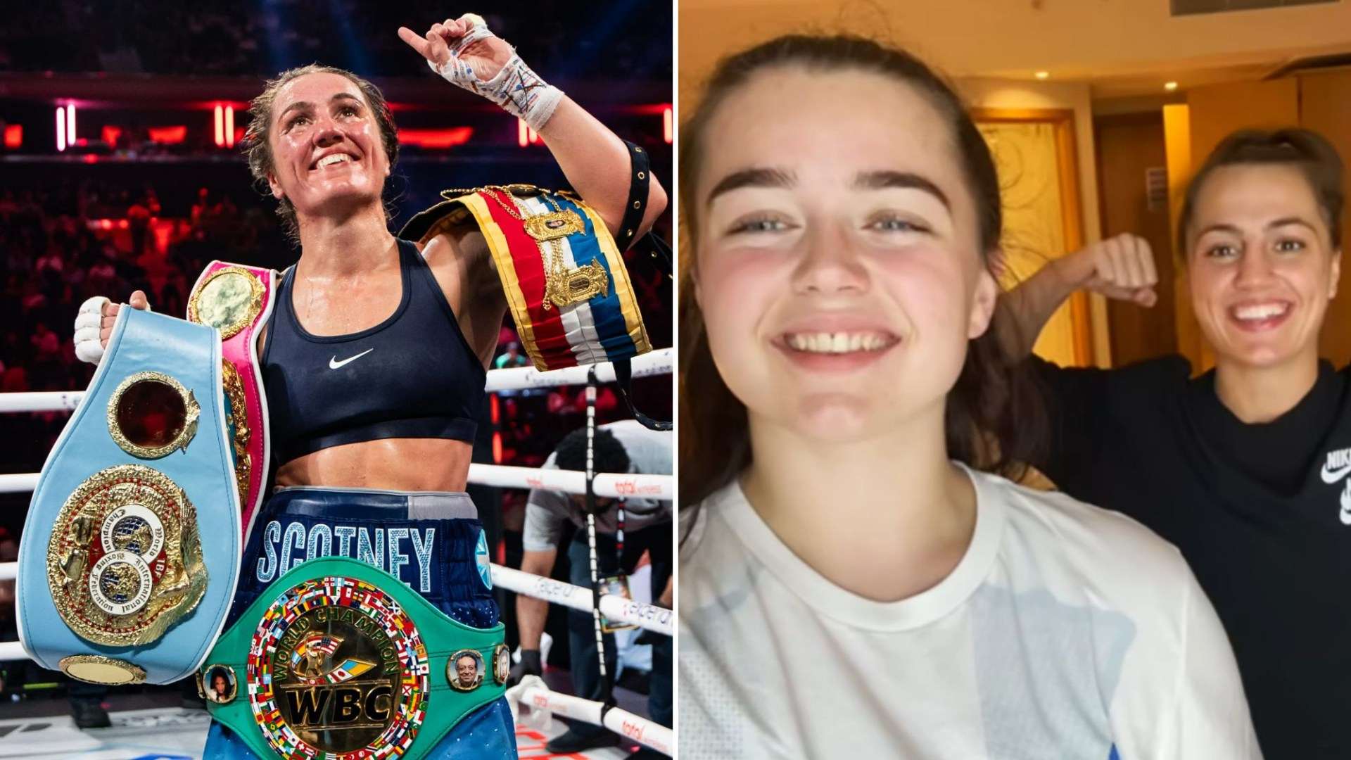 Ellie Scotney reveals promise she made to late friend Georgia O’Connor before emotional world title win